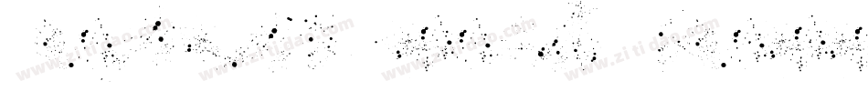 Flaming Stars Splatters字体转换